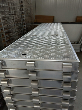 Scaffolding 610mm Wide Aluminium Planks Boards with U Hook And Ladder