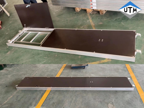 Aluminium Plywood Scaffolding Plank with Trapdoor