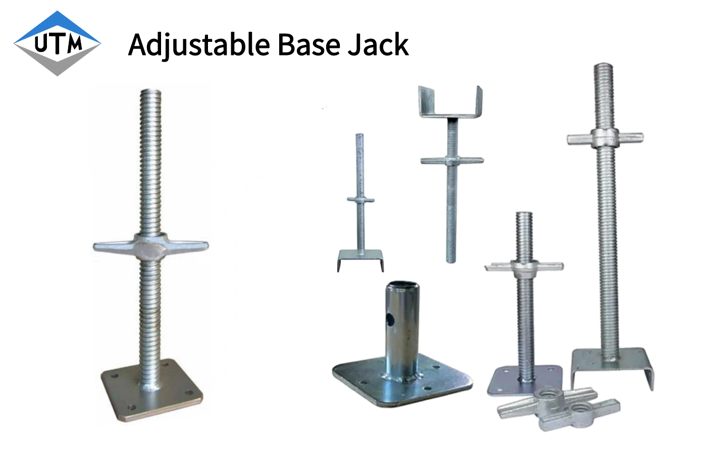 OEM Adjustable Base Jack And U Head Jack Scaffolding Jack Base