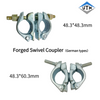 BS1139 48.3mm Hot Galvanized Drop Forged German Type Swivel Coupler