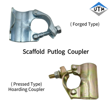 BS1139 Scaffolding Drop Forged Putlog Coupler / Single Coupler