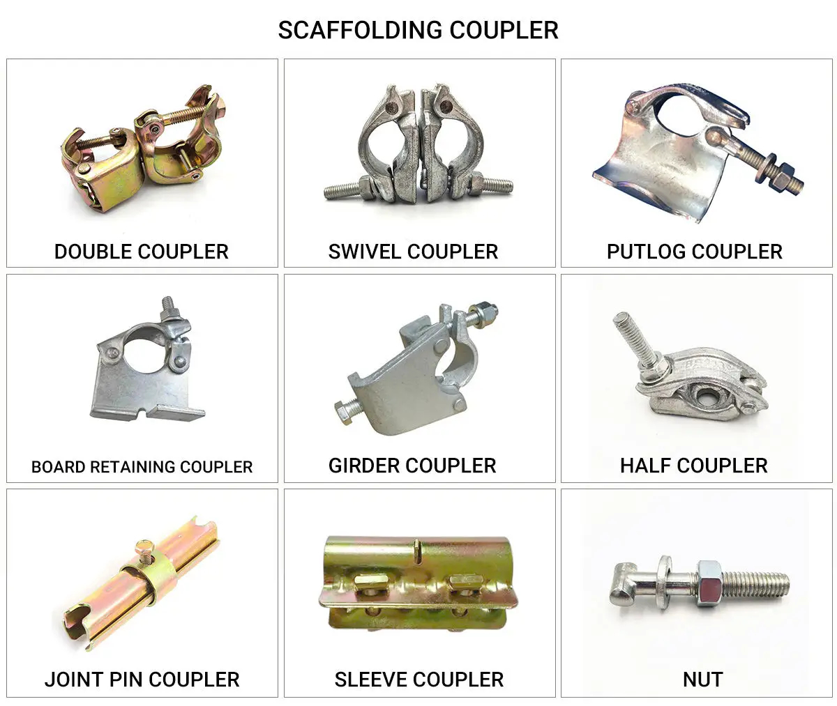 scaffold couplers
