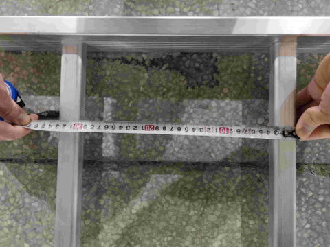 2-6m 24*63mm Scaffold Aluminium Single Pole Ladder