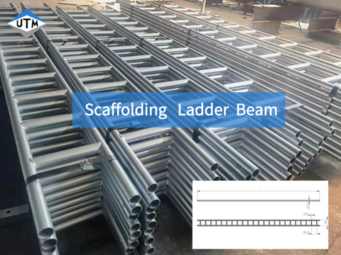 Hot Dip Galvanized Q235 Steel Ladder Beam for Scaffolding System