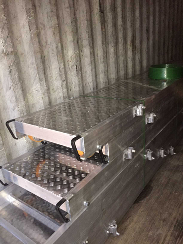 3m 4m 6m Marine Boat Scaffolding Aluminium Plank Scaffplat