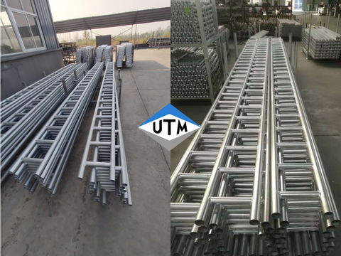 Hot Dip Galvanized Q235 Steel Ladder Beam for Scaffolding System