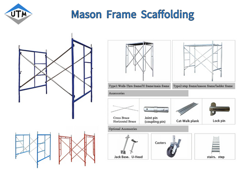  Mobile Scaffolding Mason Scaffold H Frame Scaffolding