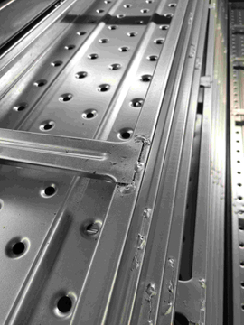 1-4m 240*45mm Galvanized Scaffolding Steel Plank