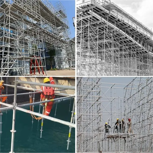 Application of Scaffolding for Large Building Construction