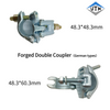 EN74 Standard Forged Scaffold German Type Double Right Angle Coupler 