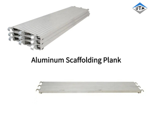 5'/ 7'/ 8'/ 10' Aluminum Frame Scaffolding Walk Boards Platforms Metal Planks for Construction