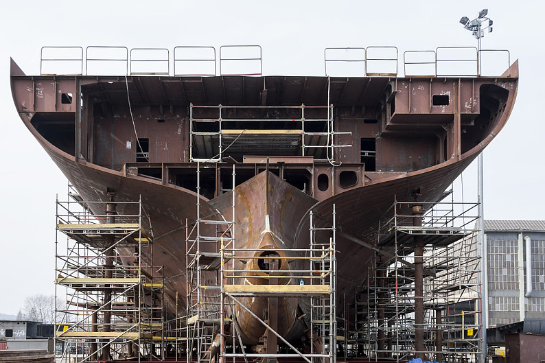 Application of Scaffolding for Shipbuilding