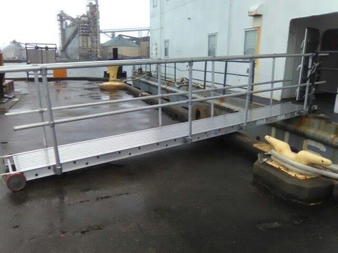 3m 4m 6m Marine Boat Scaffolding Aluminium Plank Scaffplat