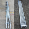 Q235 Galvanized Steel Catwalks Platform Ringlock Scaffolding Metal Plank with Hooks 