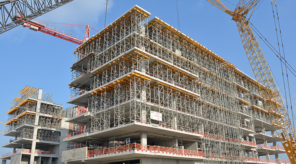 application of frame scaffolding
