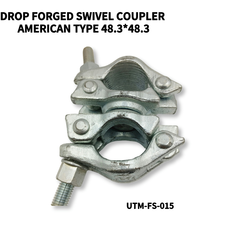 48.3mm scaffolding Drop Forged Swivel Coupler American Type