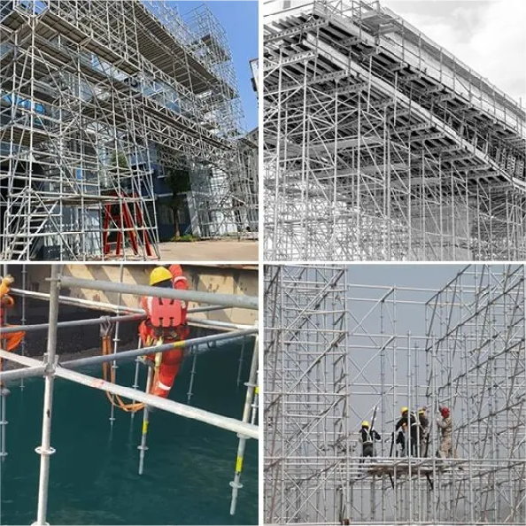Application of Scaffold for Large Building Construction