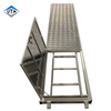Safety Construction Aluminium Walk Boards Scaffolding Plank Trapdoor Platform With Ladder