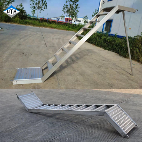 China Customized Aluminium Ringlock Scaffolding Z Type Stairs Staircase