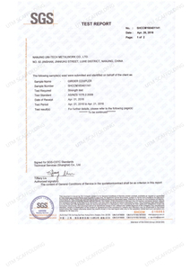  AS1576 Scaffolding GIRDER coupler Beam coupler test report 