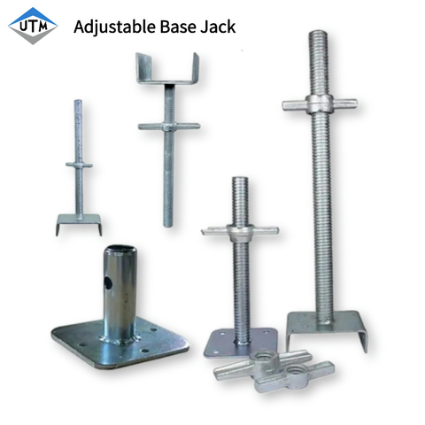 Wholesale Scaffold Hollow Adjustable U Head Screw Base Jack Scaffolding Shoring