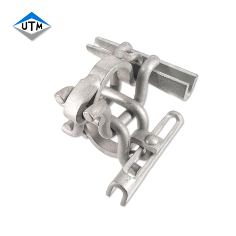Scaffolding Netherlands Fixed Clamp 48.3mm HDG Drop Forged Holland Right Angle Double Coupler