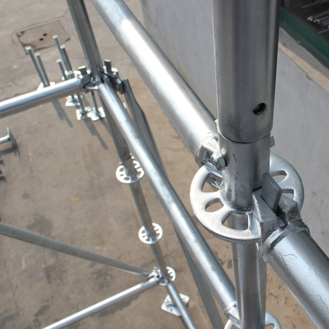 Factory Custom Andamio Ring Lock Galvanized All Round Scaffolding Ringlock System For Construction