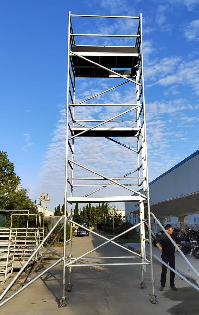 aluminum mobile scaffolding tower