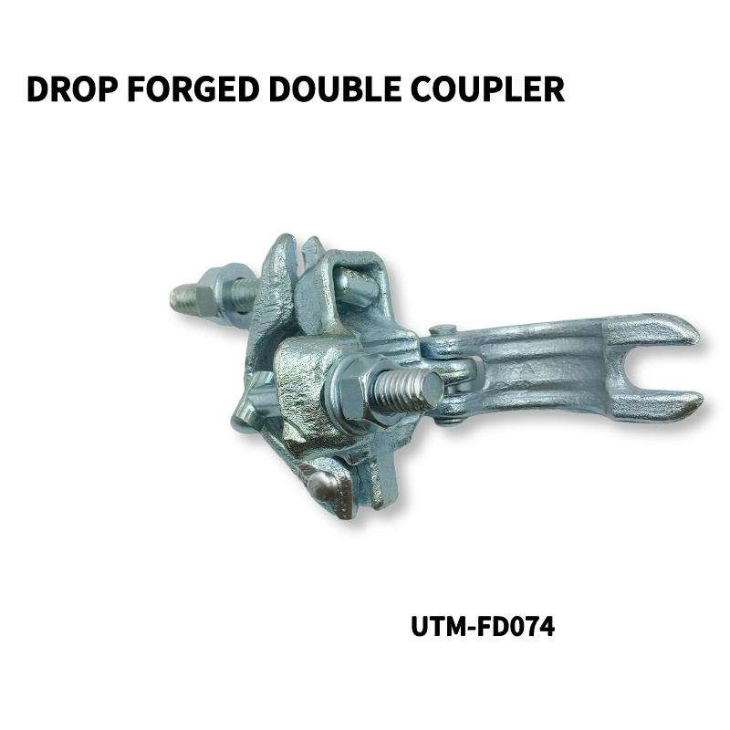Drop Forged Double Coupler British Type英式直角（带筋）48.3_48.3UTM-FD-074