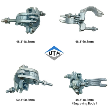 Galvanized Drop Forged Steel Quick Scaffolding Fixed Clamp