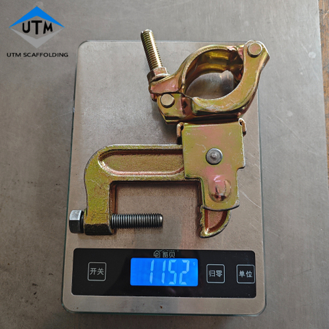 JIS Japan Type Scaffolding Coupler 48.6mm Scaffolding 20-65mm Hight Swivel Beam Clamp