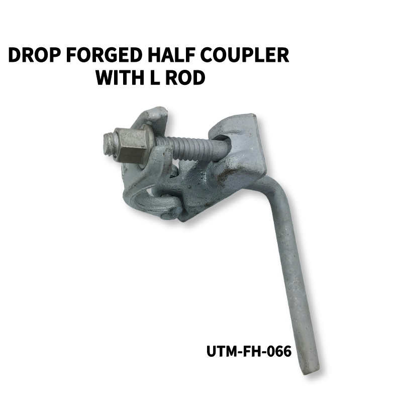 scaffolding Drop Forged Half Coupler with L Rod