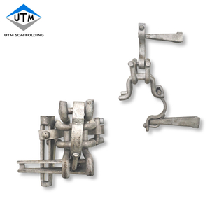 Wedge-Shaped Double Coupler Scaffolding Van Theil Type Double Right Angle Clamp