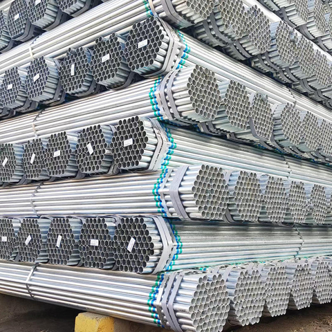 China Wholesale Q235 Q345 Steel Pipe Round Galvanized Pipe 6m Scaffolding Steel Tube