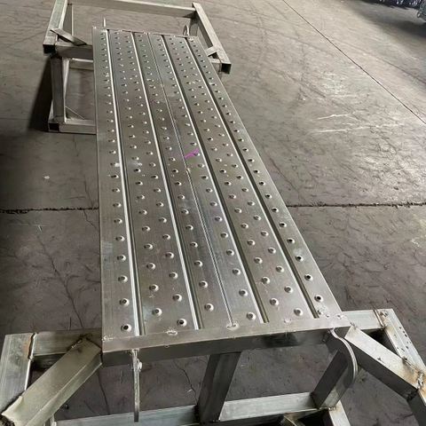 Q235 Galvanized Scaffolding Plank HDG Walk Board Steel Plank with Hook