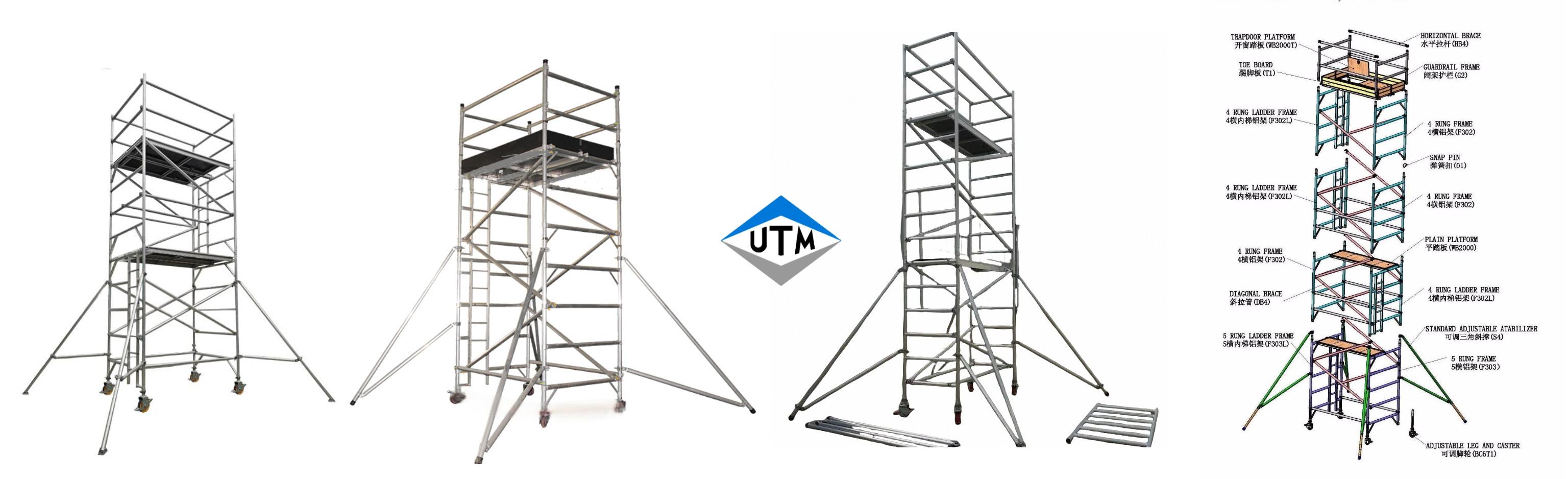 mobile aluminum scaffolding tower