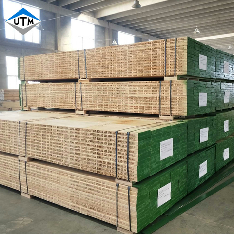 Wholesale Laminated Plywood Timber Scaffolding Wood LVL Plank Boards