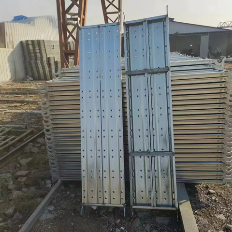 Q235 Galvanized Scaffolding Plank HDG Walk Board Steel Plank with Hook