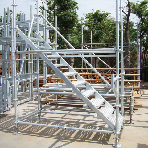 Factory Custom Andamio Ring Lock Galvanized All Round Scaffolding Ringlock System For Construction