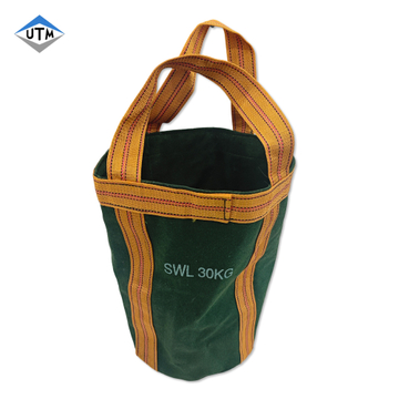 High Quality Scaffolding Lifting Bag SWL 30kg 50kg Canvas Clamp Lifting Bag Hardware Lifting Tool Bags