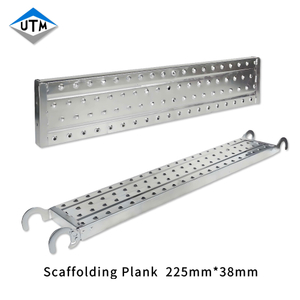 225mm*38mm Galvanized Steel Plank Cuplock Scaffold Board for Middle East Market